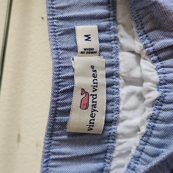 Vineyard Vines embroidered hem cotton scalloped edge skirt pull on womens medium - Picture 5 of 8